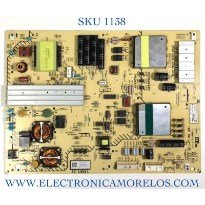 FUENTE PARA TV SONY NUMERO DE PARTE 147438611 / 1-886-217-11 / APS-324(CH) / MODELO KDL-46HX850 / KDL46HX850